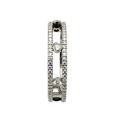 MESSIKA "Fine Move Romane Pavée" Pave ring in white gold and diamonds