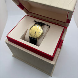 OMEGA "Seamaster" Watch in Yellow gold and Leather