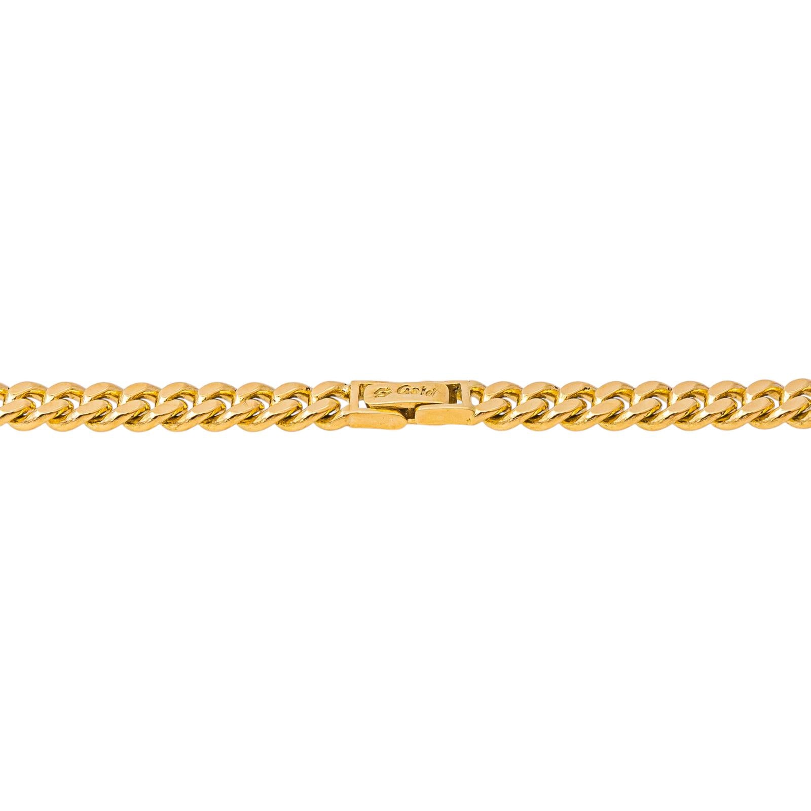 Collier Maille Gourmette Or jaune