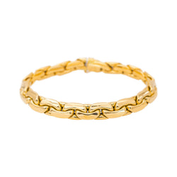 Bracelet Maille haricot Or jaune