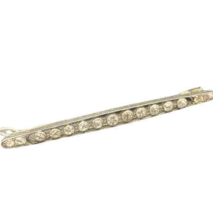 White Gold and Diamond Brooch
