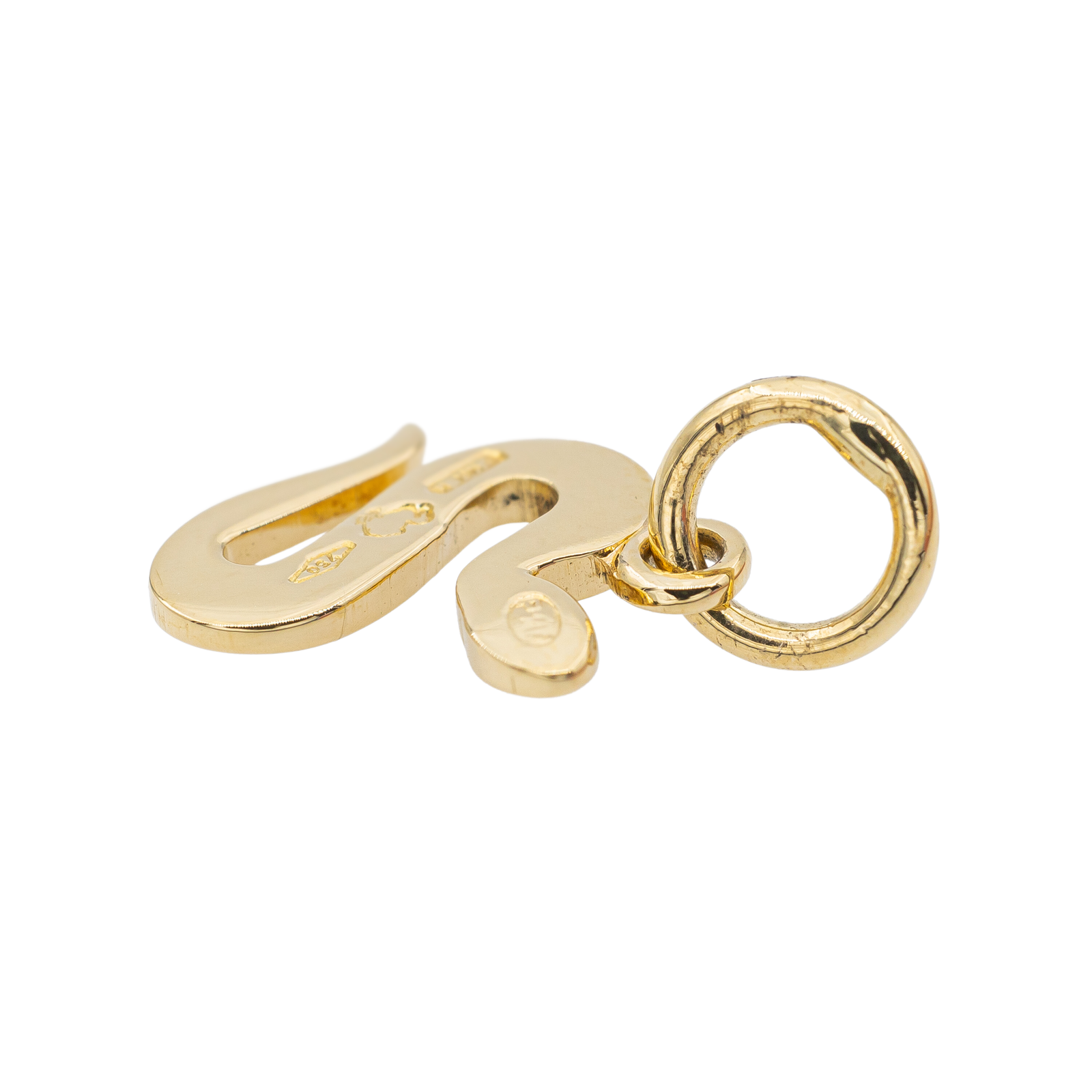 Dodo Pomellato Pendentif Serpent Or jaune