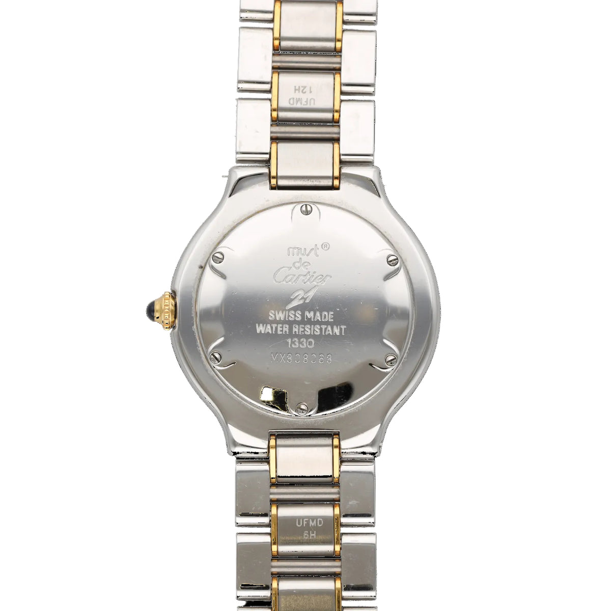 CARTIER "21 Must" Watch in yellow gold, stainless steel, and Quartz