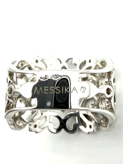 MESSIKA. "Eden" Collection, 18K white gold ring with diamonds