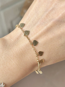 Maille bracelet in yellow gold