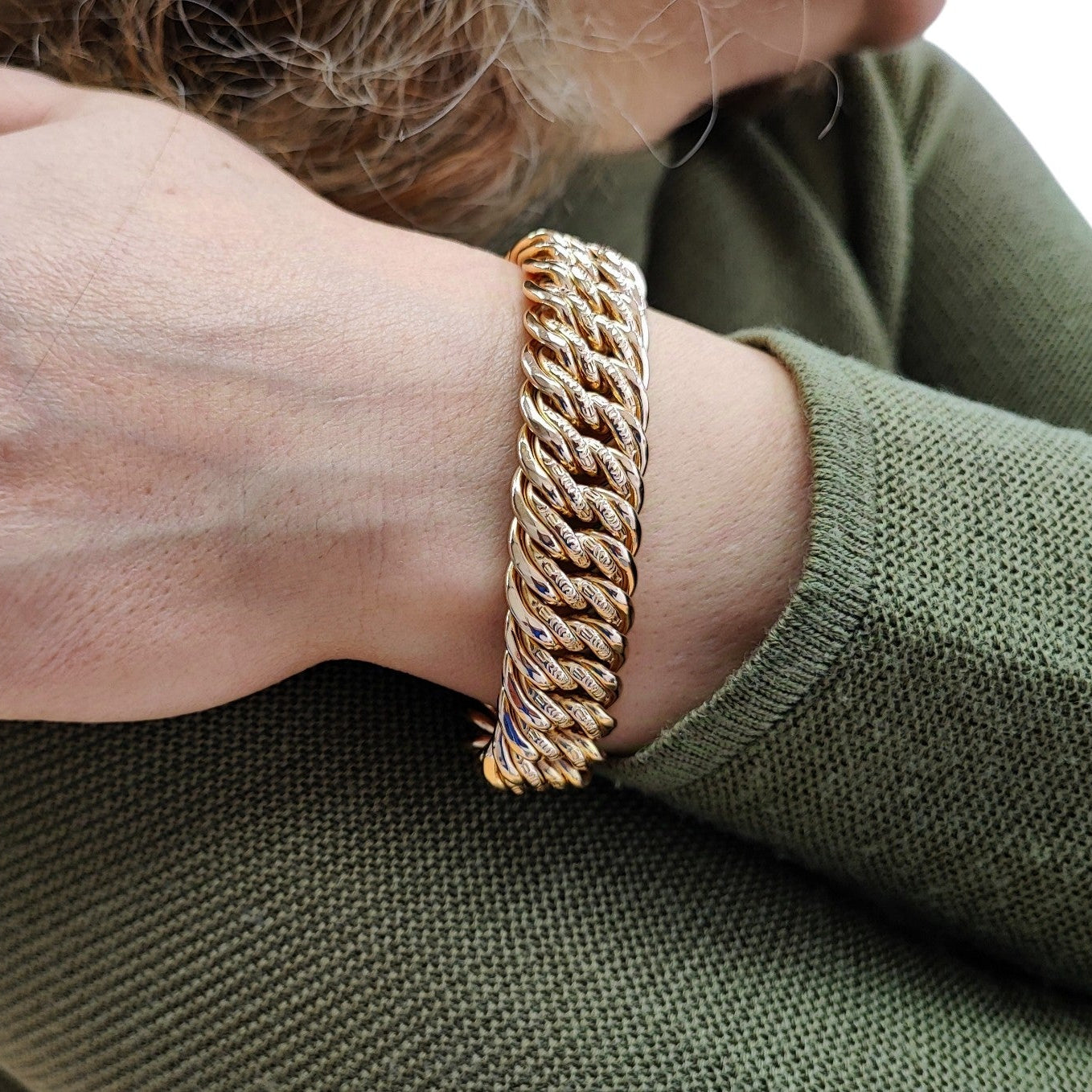 Bracelet Maille en or jaune