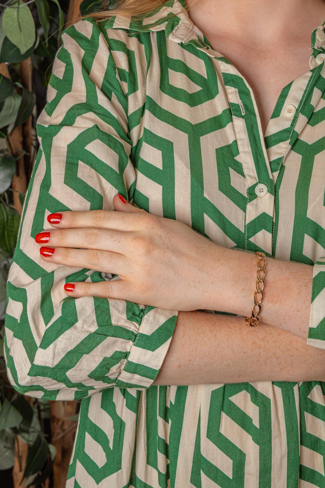 Bracelet Maille Gourmette Or rose
