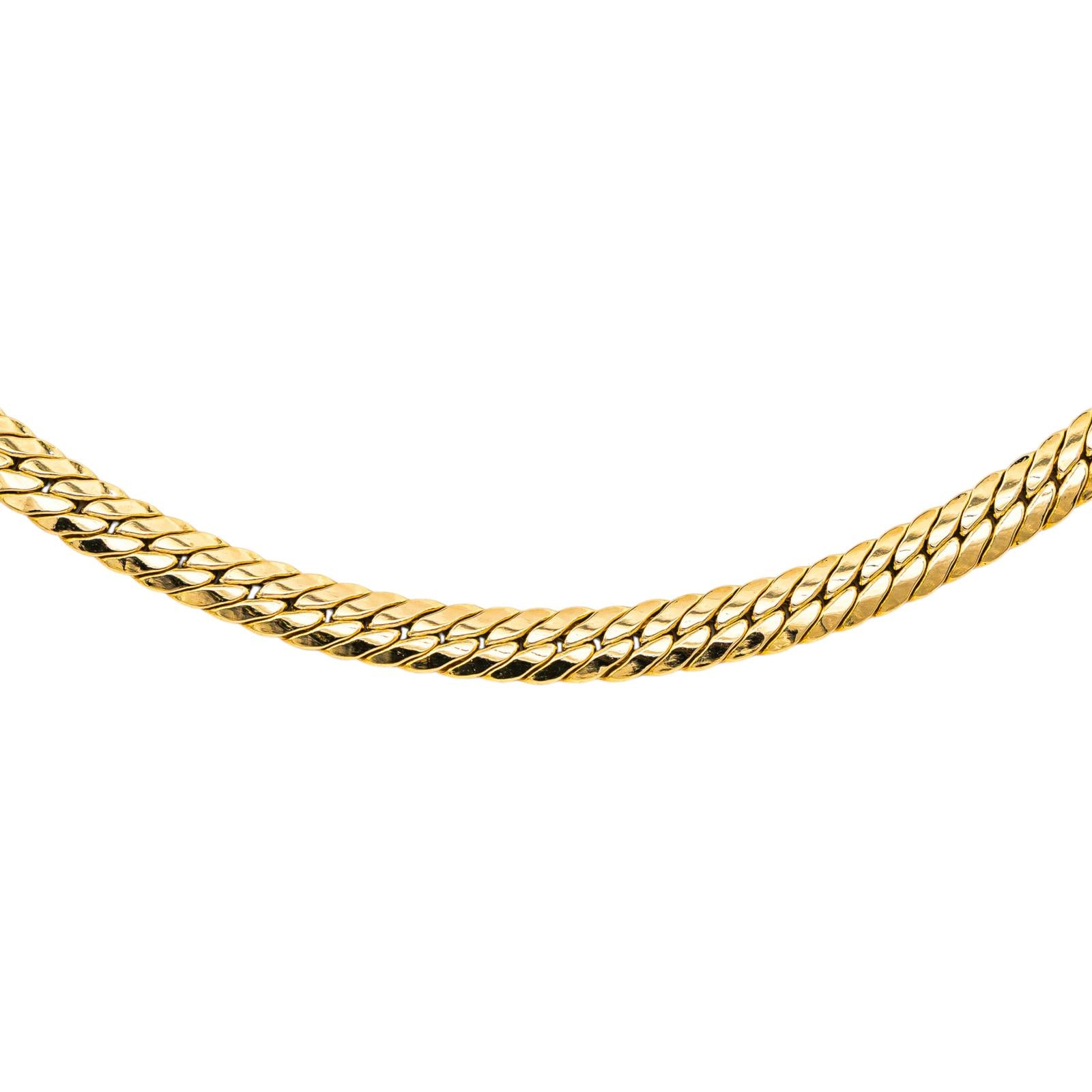 Collier Maille anglaise Or jaune