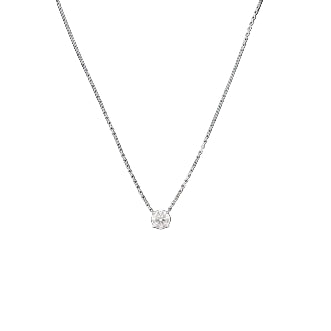 CARTIER Necklace with Pendant in White Gold and Diamonds
