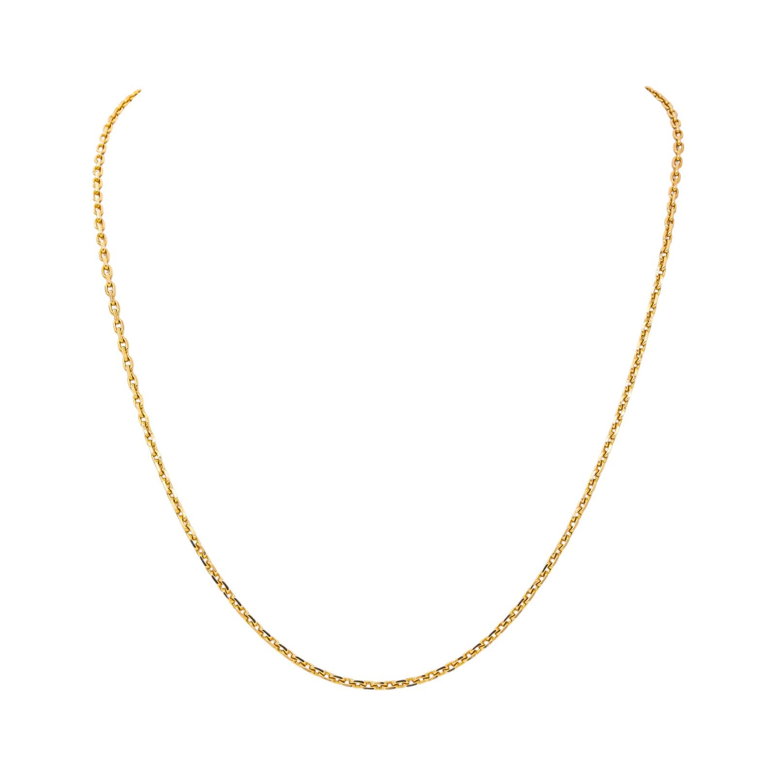 Yellow Gold Forçat Link Necklace