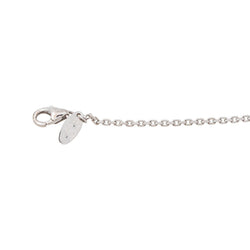 White Gold Forçat Link Necklace