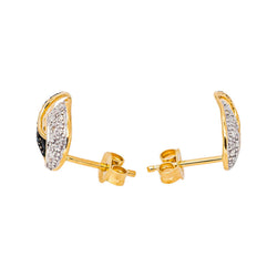 Boucles d'oreilles Dormeuses Or jaune  Diamant
