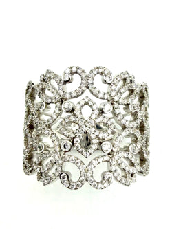 MESSIKA. "Eden" Collection, 18K white gold ring with diamonds