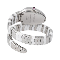 Bulgari Spiga Watch, Stainless Steel with Spinel