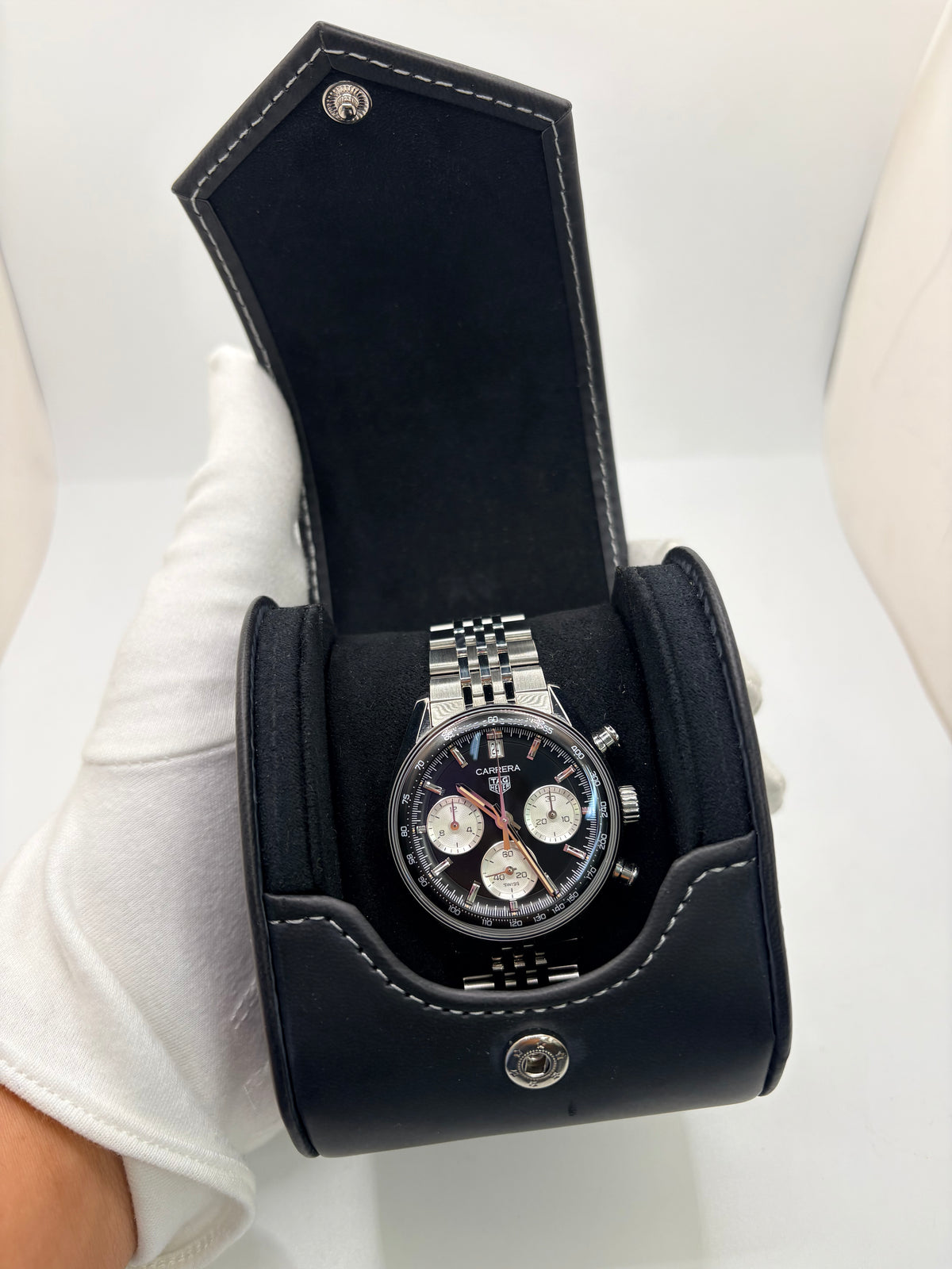 TAG Heuer "Carrera Chronograph" Watch in Stainless Steel