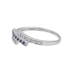 Bague  Or blanc  Diamant