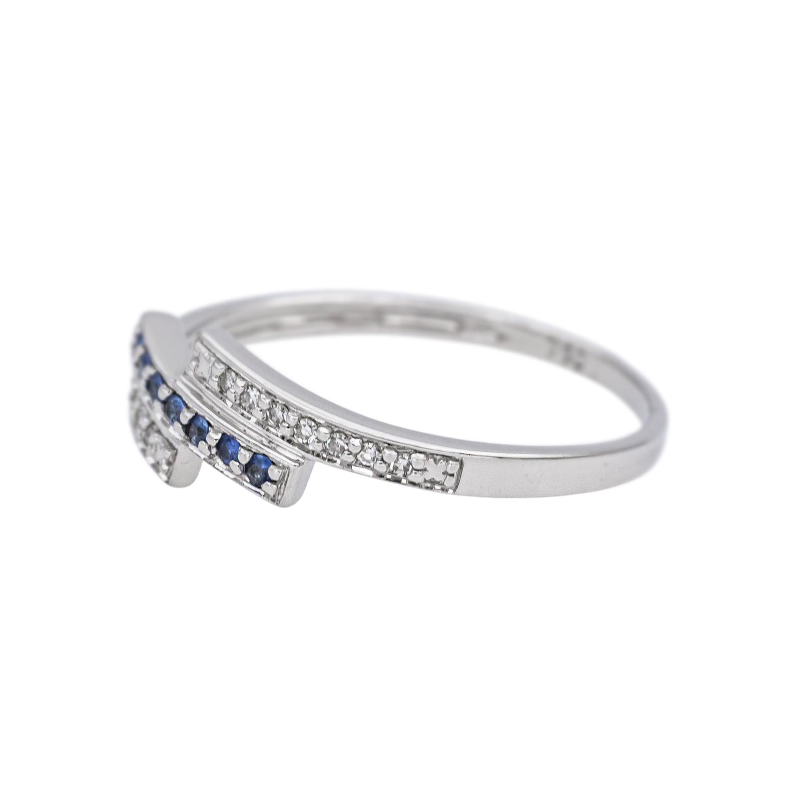 Bague  Or blanc  Diamant