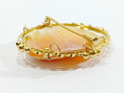 Pendentif Broche Camée Coquillage