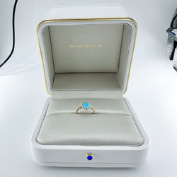 BOUCHERON "Serpent Bohème" Ring in yellow gold and turquoise