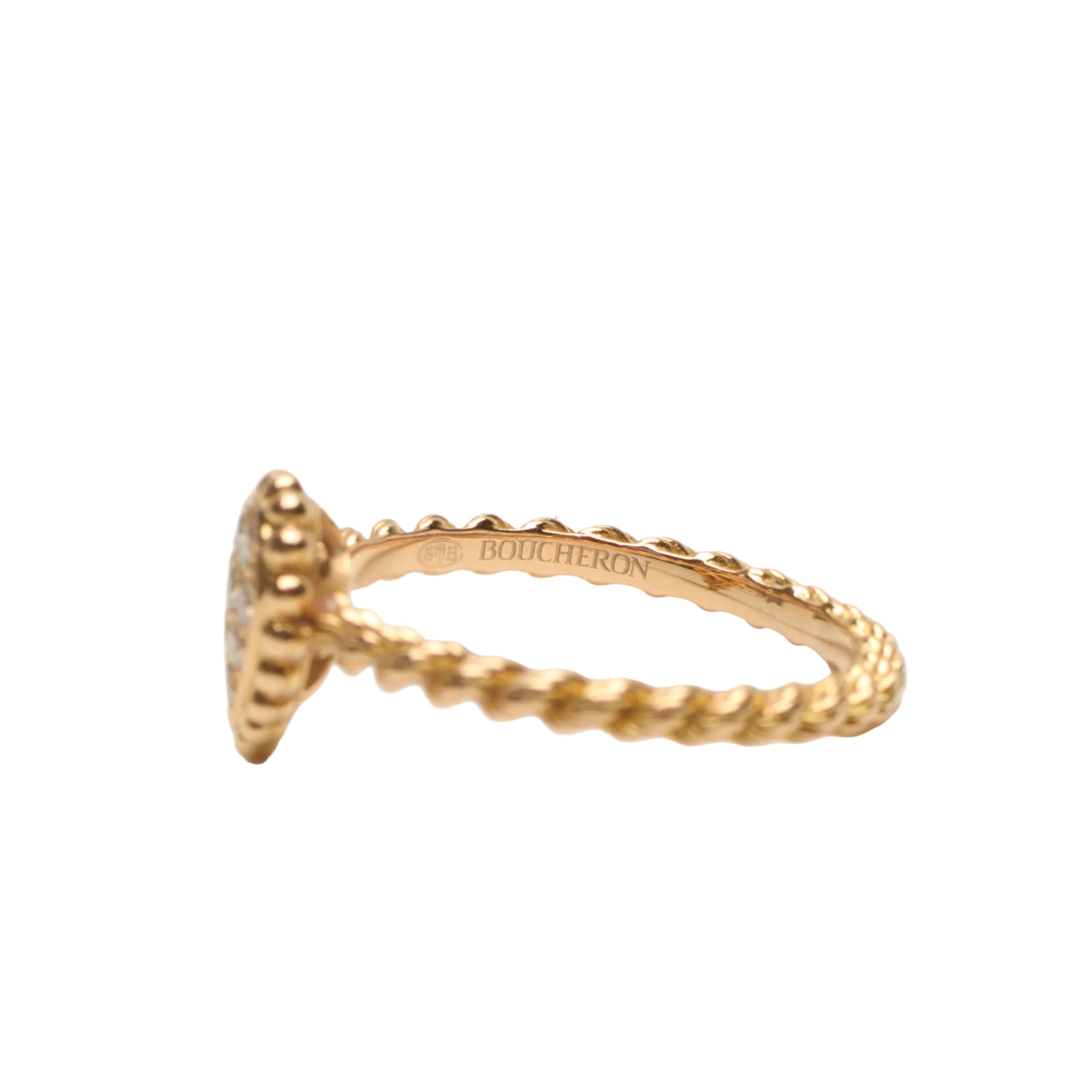 Ring BOUCHERON "Serpent Bohème" in Rose gold and Diamonds