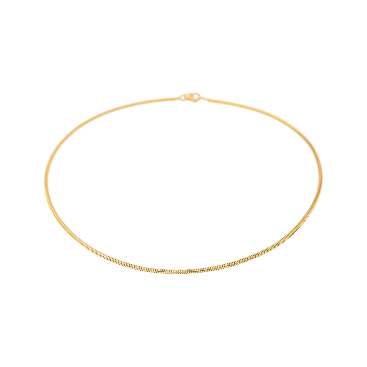 Collier Maille Serpent Or jaune