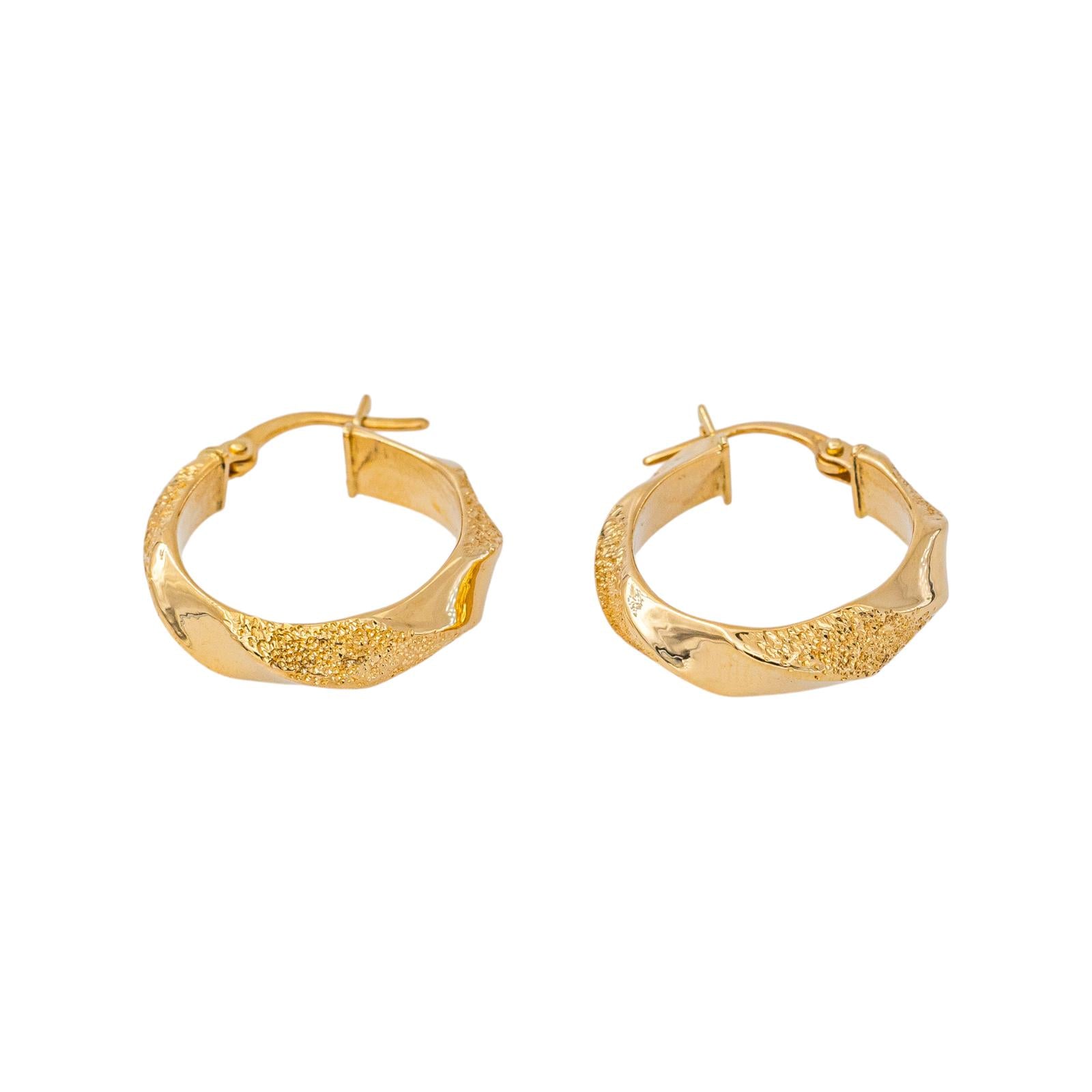 Boucles d'oreilles Créoles Or jaune