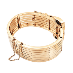 Bracelet Ceinture en or rose, platine et diamants