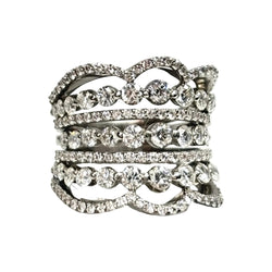 White Gold and Diamond Ring