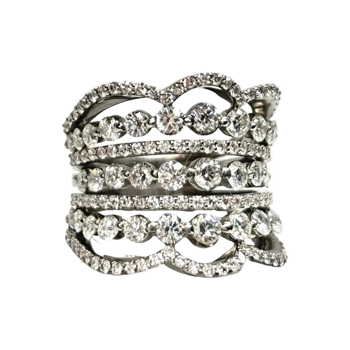 White Gold and Diamond Ring