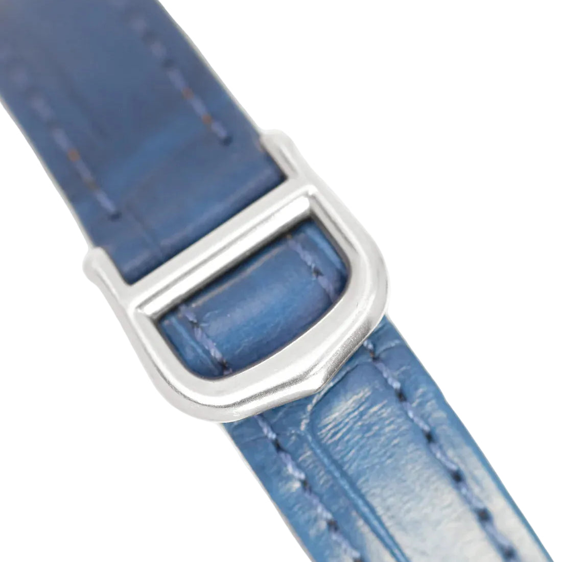 CARTIER "Vendôme Must" Watch in silver, steel and leather