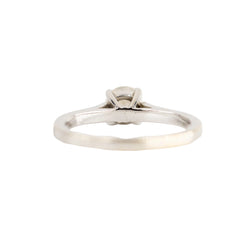 White Gold Solitaire Ring with Diamond