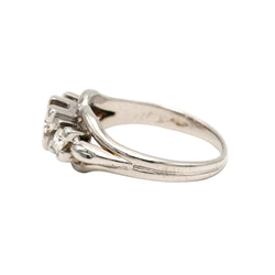 Bague Trilogie en or blanc et diamants