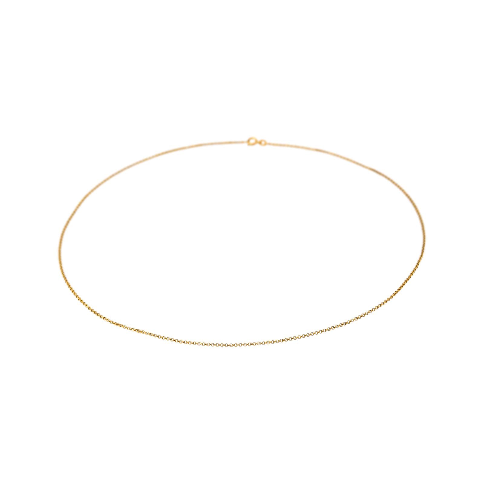 Yellow Gold Forçat Link Necklace