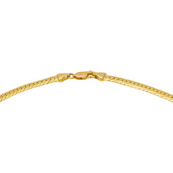 Yellow Gold English Link Necklace