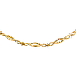 Yellow gold necklace