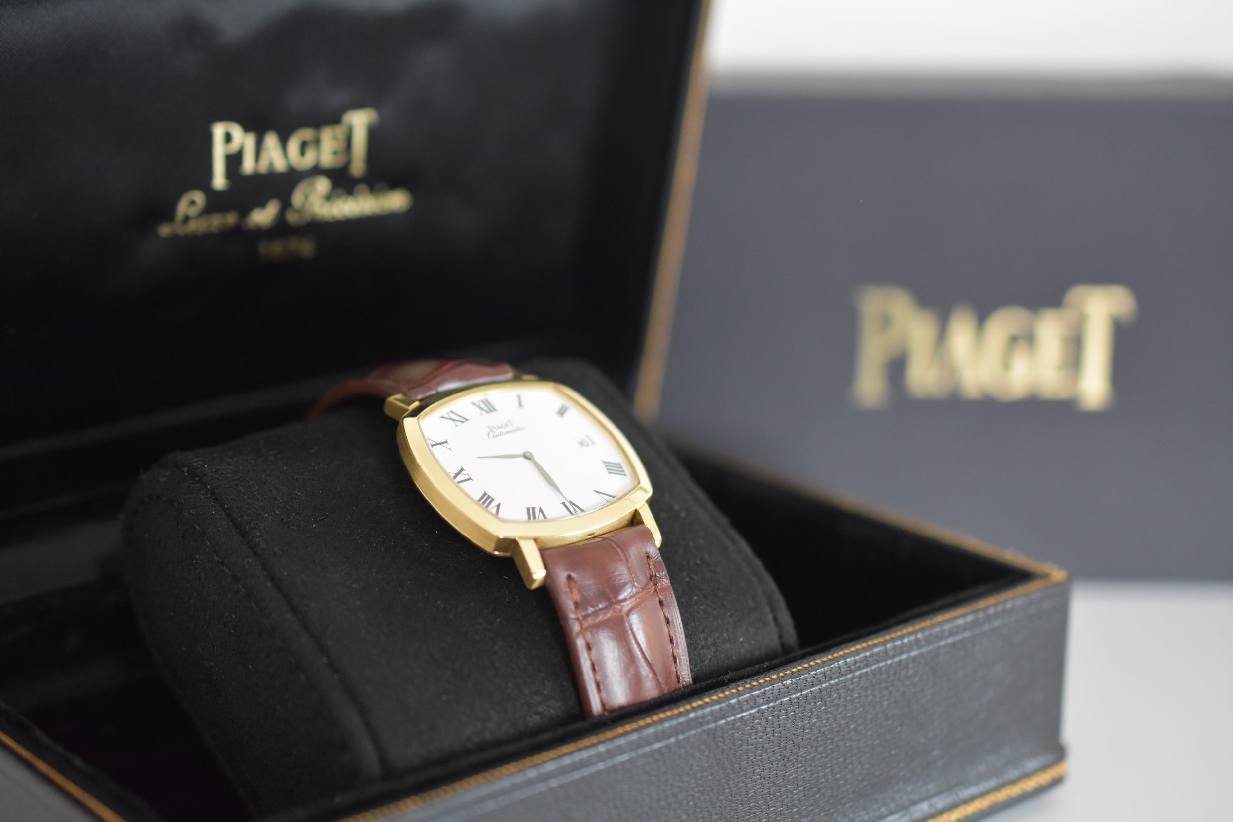 Watch PIAGET Automatic cushion in yellow gold