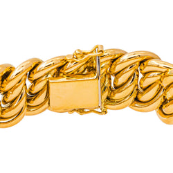 Yellow Gold American-Style Link Bracelet