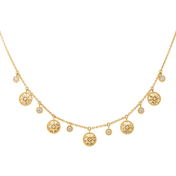 Dior "Rose des vents" Necklace in Yellow gold with Diamonds