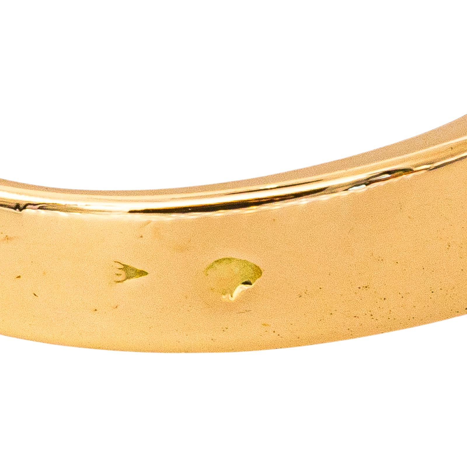 Yellow gold Sapphire Band Ring