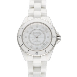 CHANEL "J12" Watch in Ceramic and Diamonds