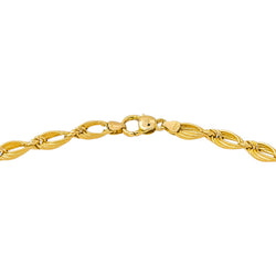 Yellow gold necklace