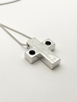 SALVINI Necklace with Pendant in White Gold and Diamonds