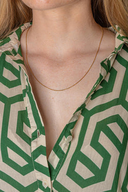 Yellow Gold Forçat Link Necklace