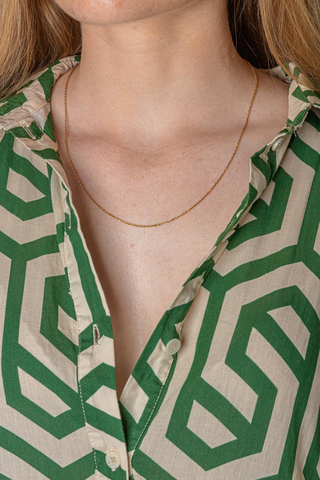 Yellow Gold Forçat Link Necklace