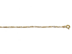 Rose gold Figaro chain