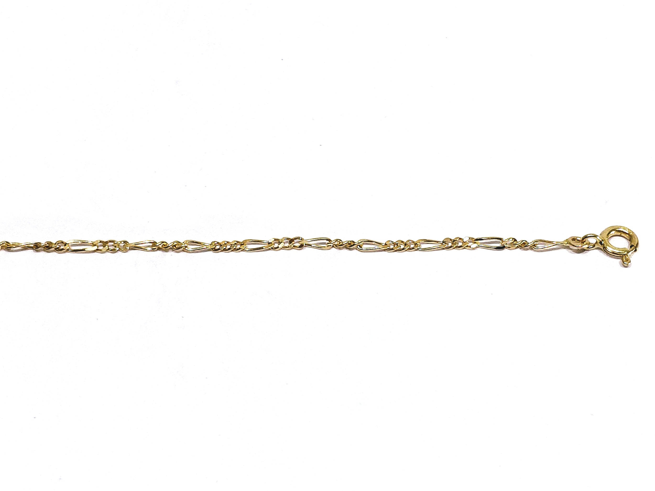 Rose gold Figaro chain