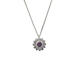 GEMMYO "Lefkos Camaïeux" Pendant Necklace in yellow gold, Tourmaline, and Diamonds