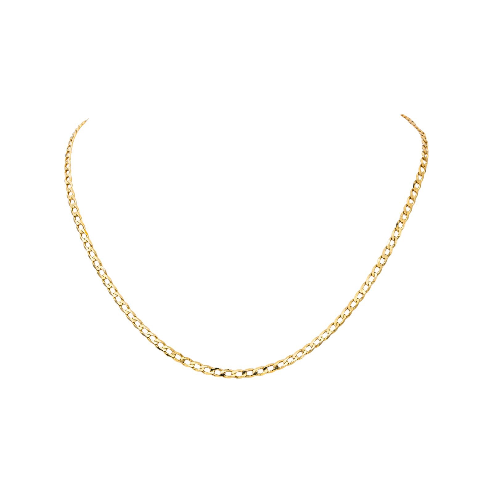 Collier Maille gournmette Or jaune