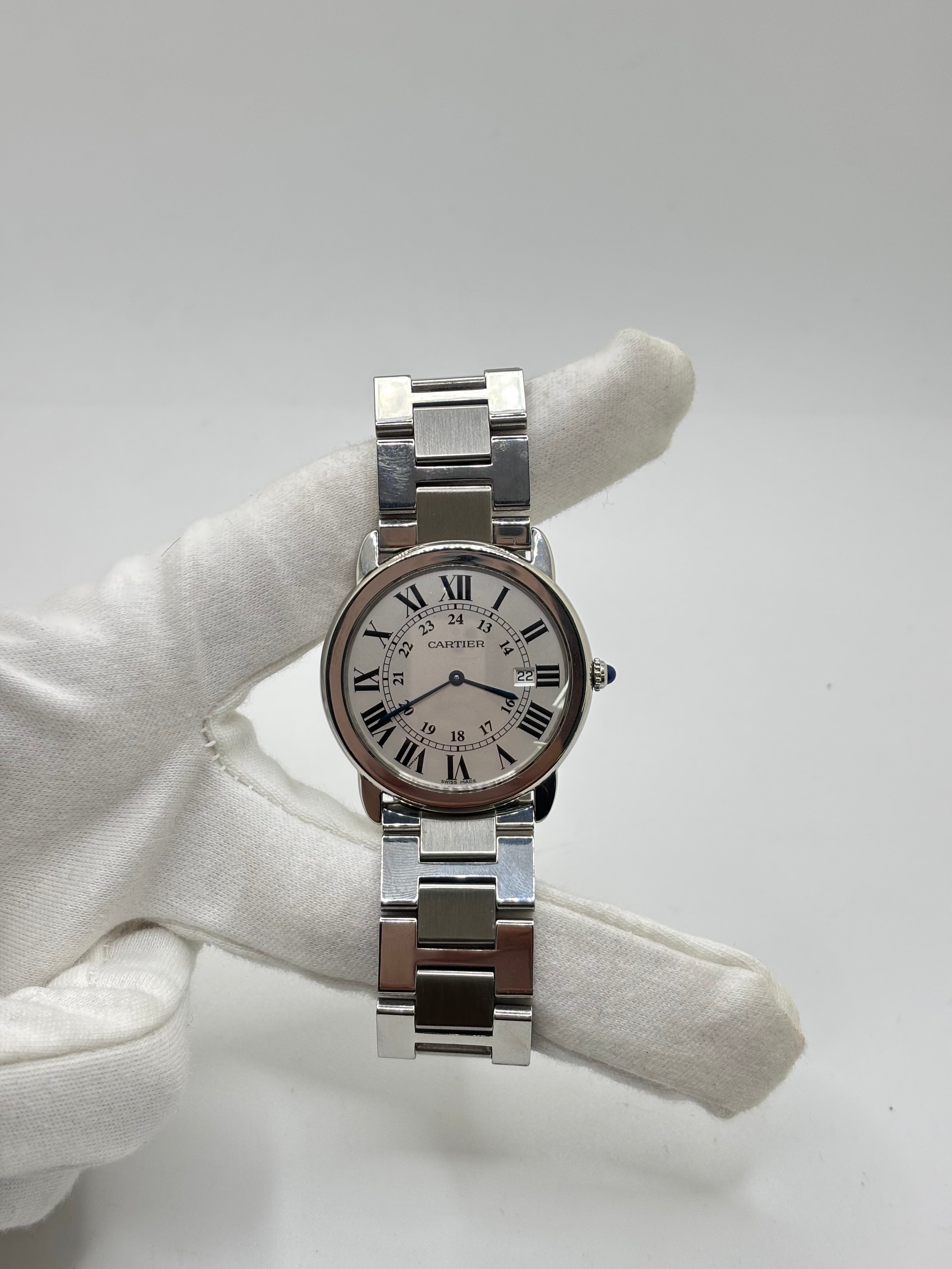 CARTIER "Ronde Solo" Steel Watch