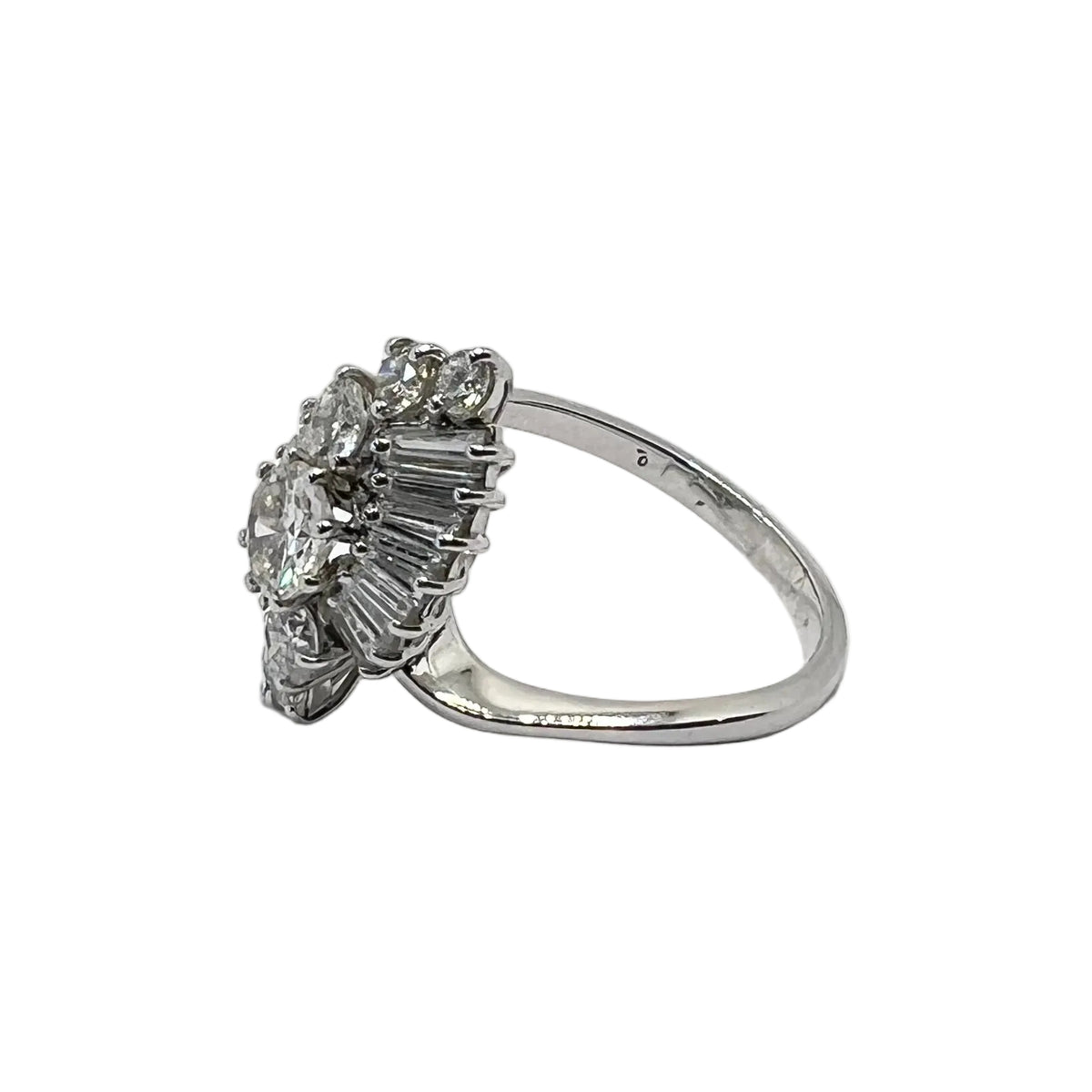 White Gold and Diamond Ring